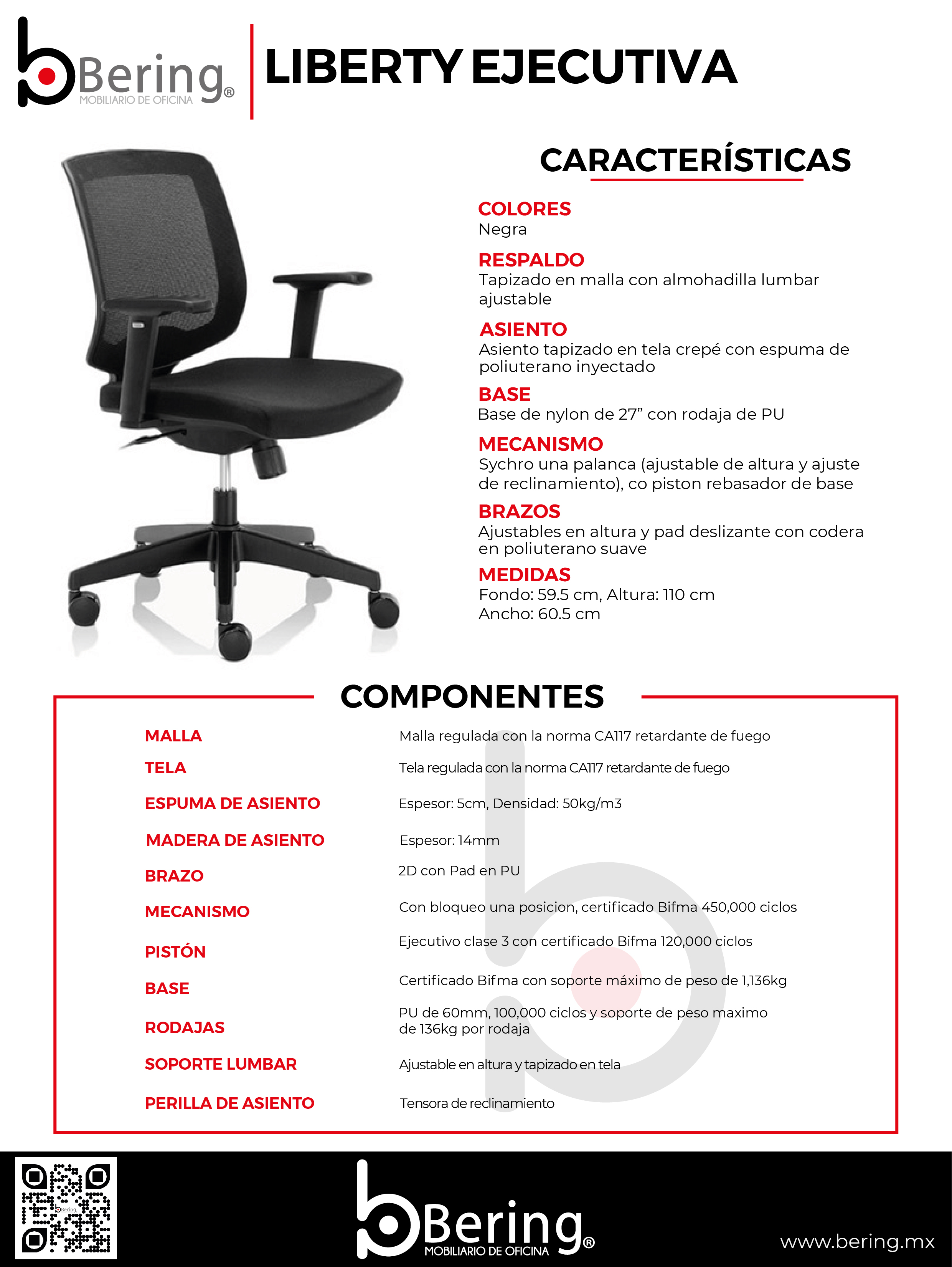 Tipos de mecanismos de sillas de oﬁcina - Blog SillaOficina365.