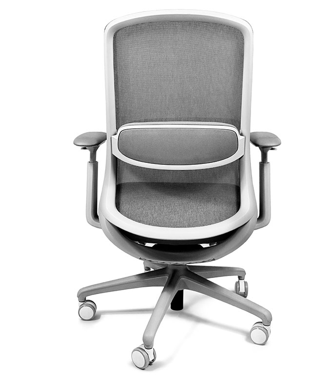 Silla Londres Eco Gris Ejecutiva